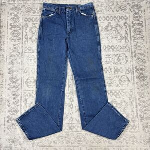 Wrangler Jeans Premium Cut Slim Fit Blue Denim Cowboy Jeans Size 32x38